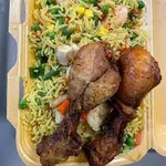 Fried Rice with Chicken sauce