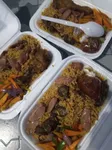 Jollof of rice with chicken