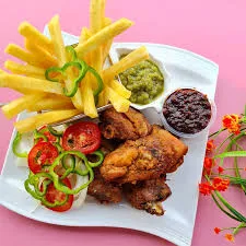 Yam Stick & Grilled Chicken Wings