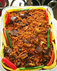 Goat jollof