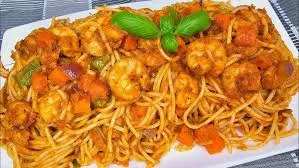 Assorted noodle with shrimp