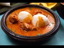 Omotuo with groundnut soup