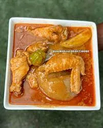 Banku with Groundnut Soup and meat ( any choice of meat)