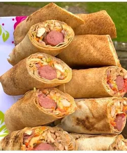 Sausage shawarma