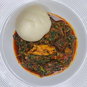 Vegetable soup with semo