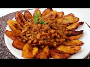 Beans stew (fried fish and boiled egg)