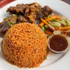 Chicken Souce with Jollof