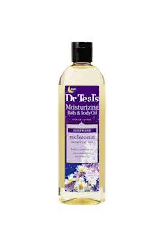 dr teal's moisturizing bath and body oil sleep blend