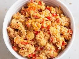 Egg stew (fried fish and chicken)