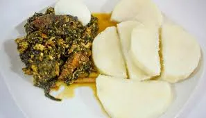 Boiled Yam with Palaver